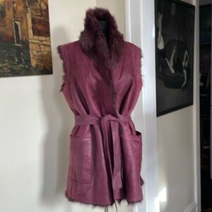 Vince Toscana fur vest